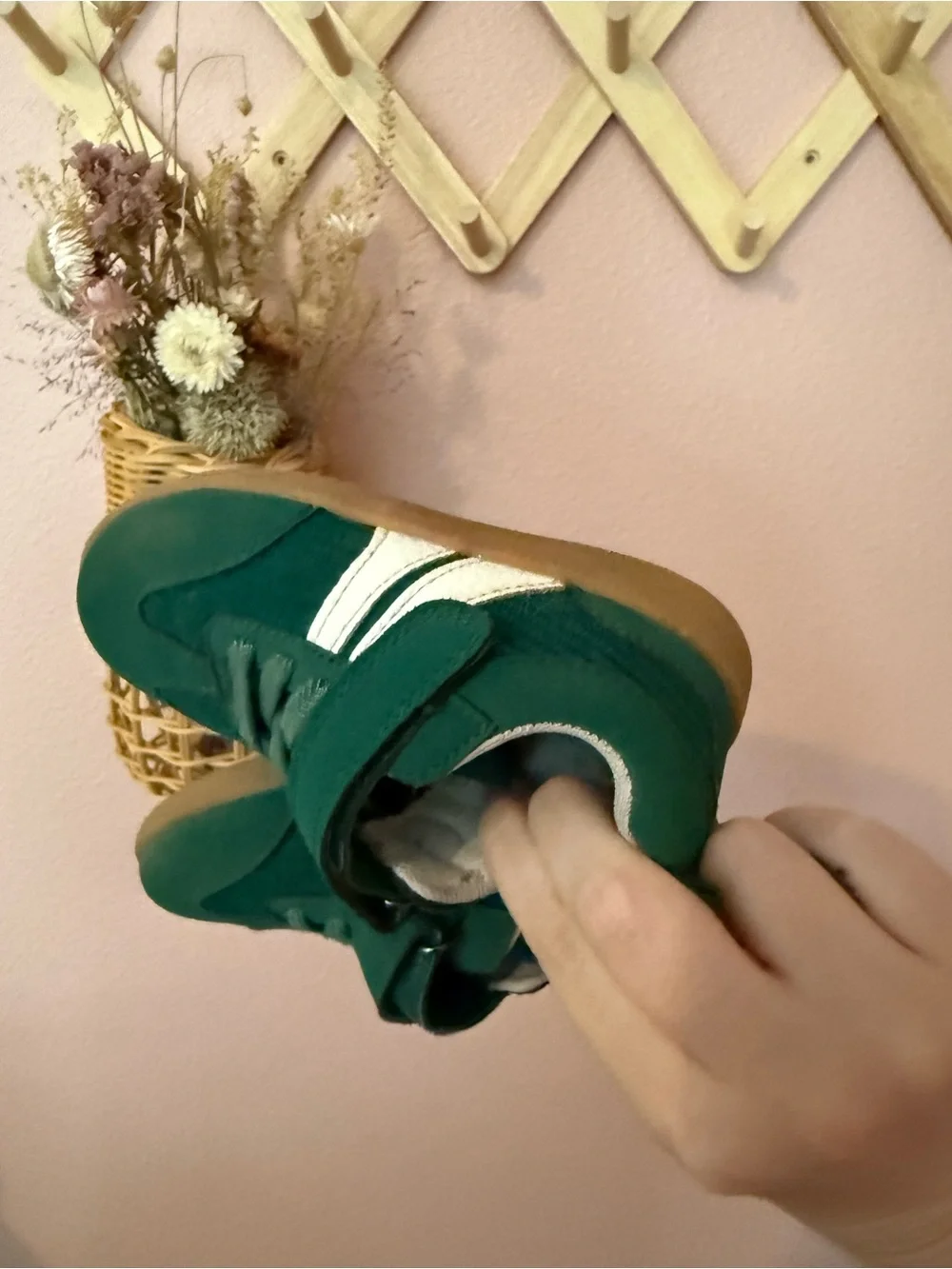 Gap Kids Green Velcro & Lace Casual Sneakers